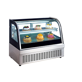 Refrigerated glass deli cases for Bakery Bread Pastry Dessert Cakes